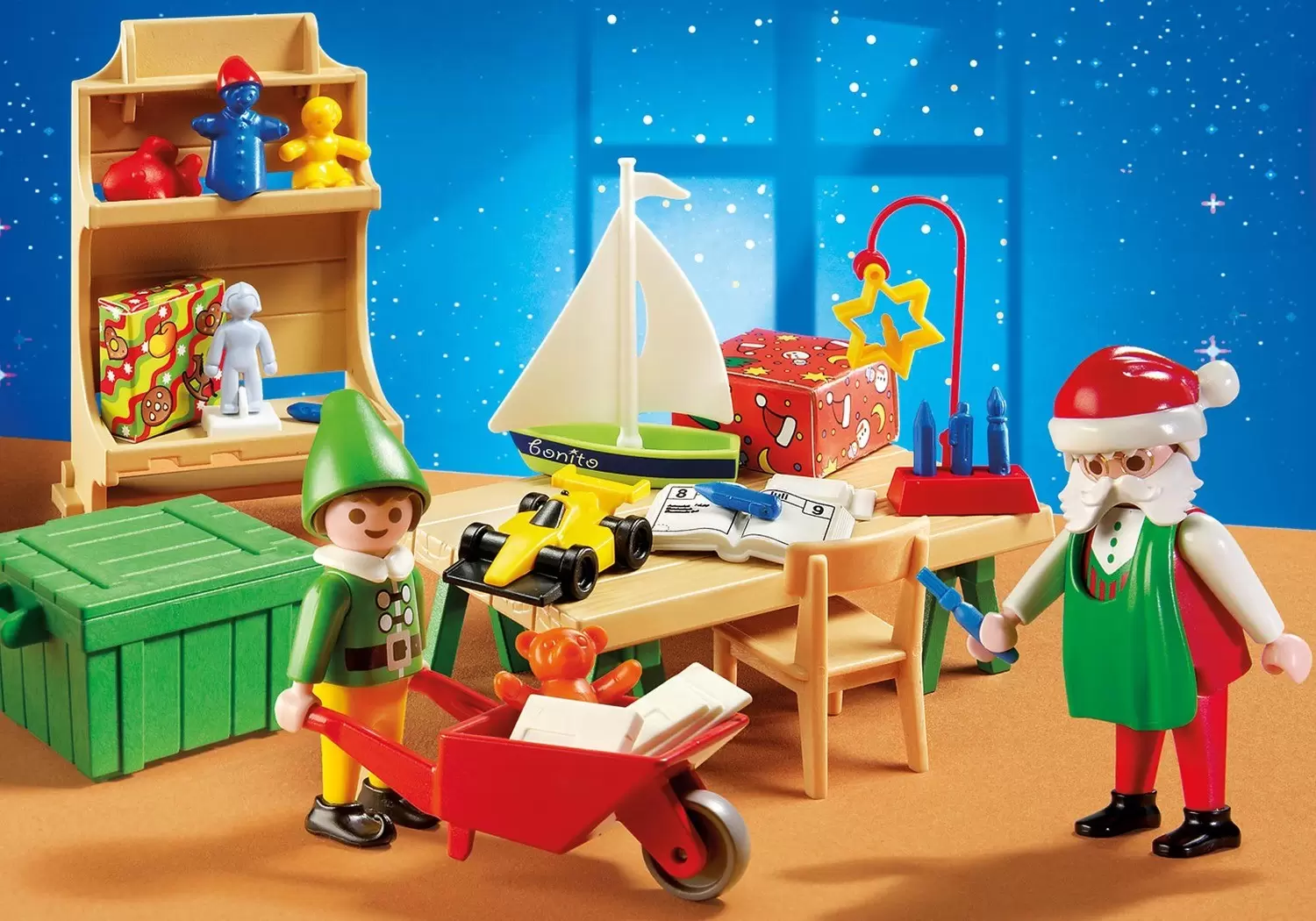 Playmobil de Noël - Valisette l\'atelier du Père Noël
