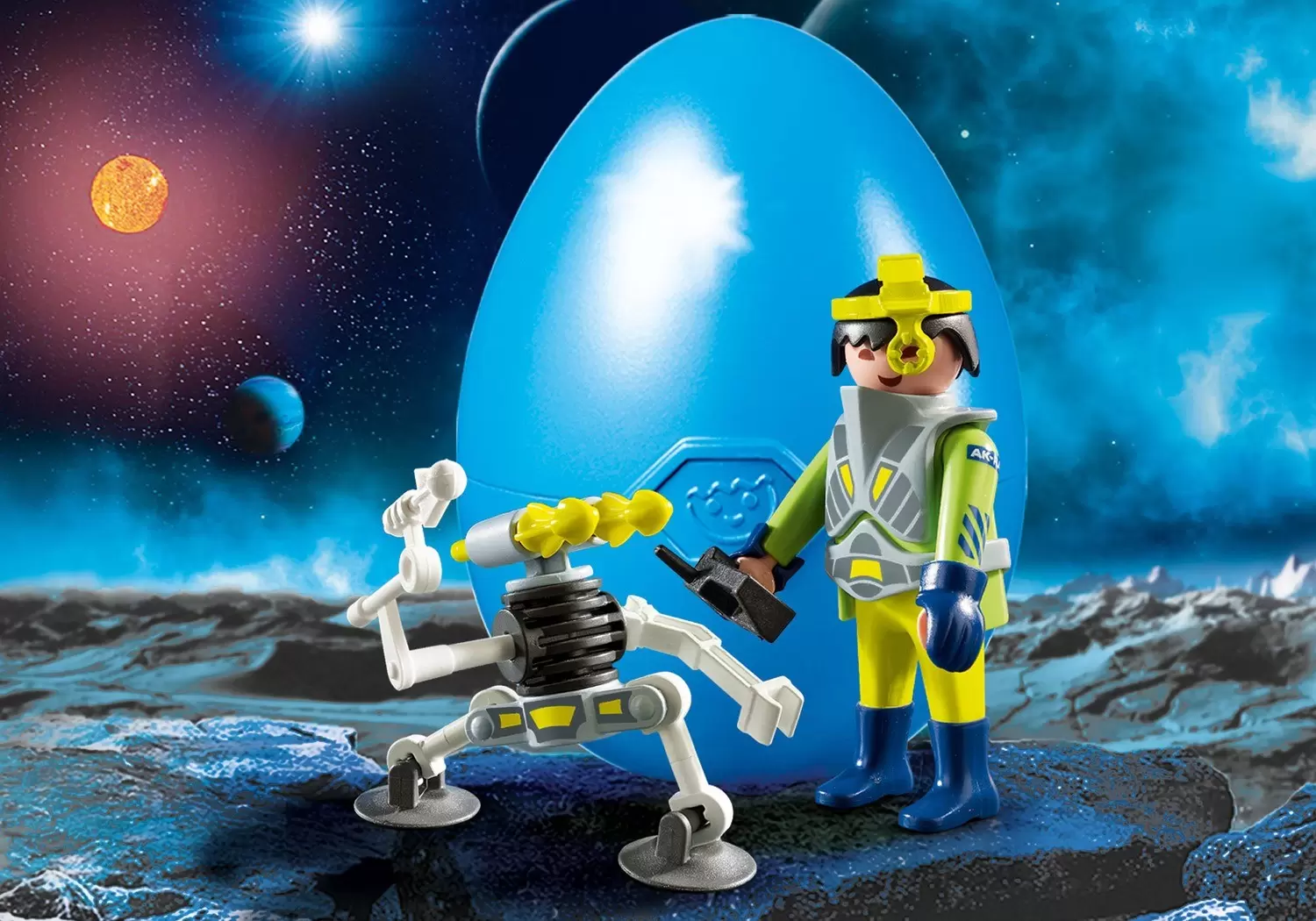Playmobil Espace - Agent de l\'espace avec Robot