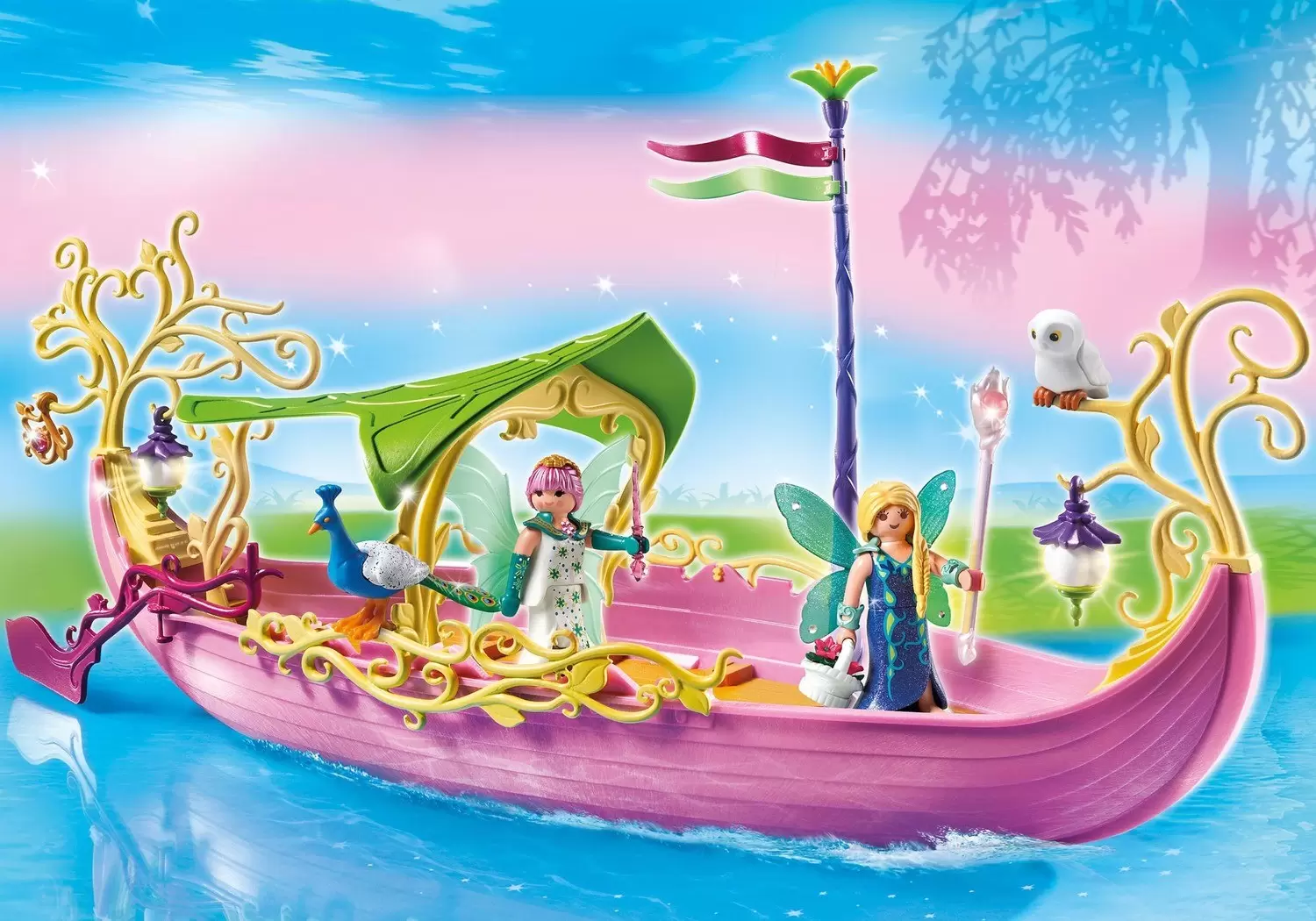 Playmobil Fairies - Queen of the Fairies enchanted boat