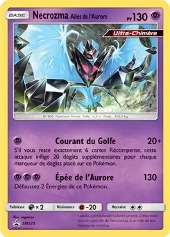Cartes Promo Black Star Soleil et Lune - Necrozma aile de l\'aurore
