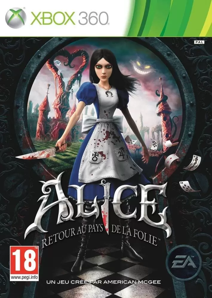 Jeux XBOX 360 - Alice : Retour au Pays de la Folie