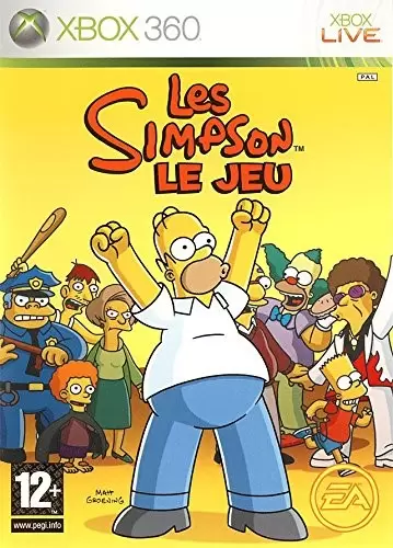 Jeux XBOX 360 - Les Simpson - Le Jeu