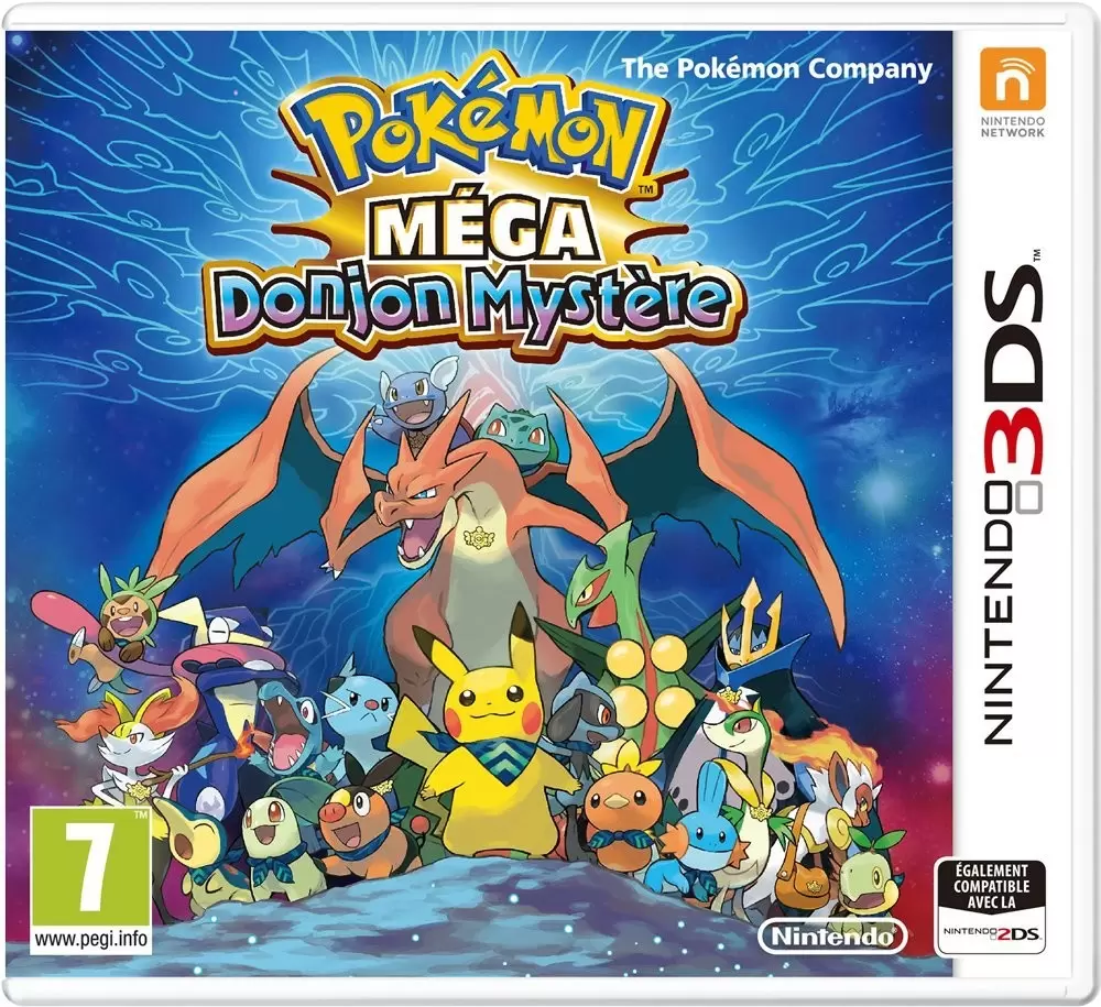 Jeux Nintendo 2DS / 3DS - Pokémon Méga Donjon Mystère
