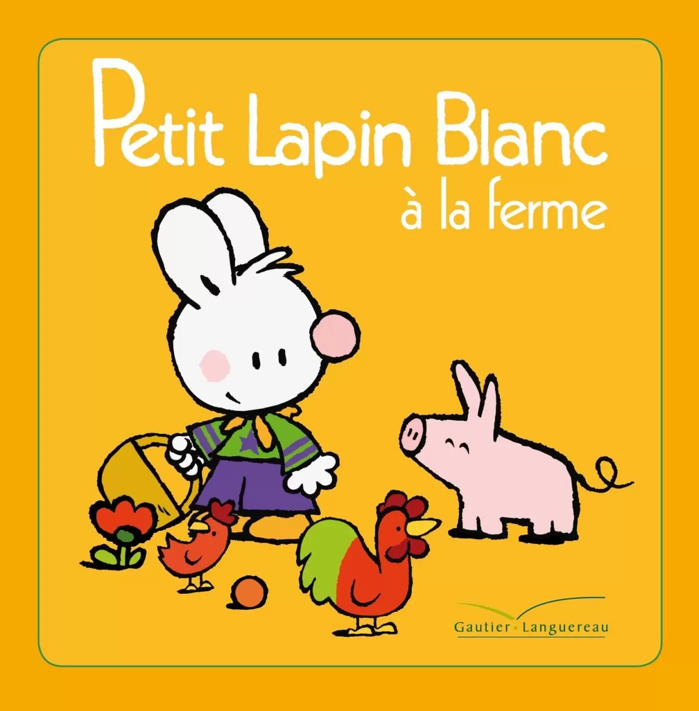 Petit Lapin Blanc - Petit Lapin Blanc à la ferme