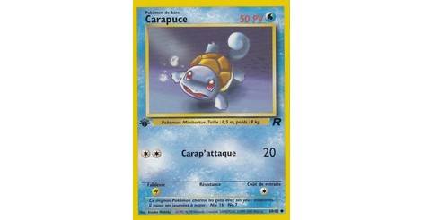 Carte Pokemon Carapuce 68 Commune Team Rocket Edition 1 Fr Neuf Collectible Card Games Interstruct Pokemon Trading Card Game