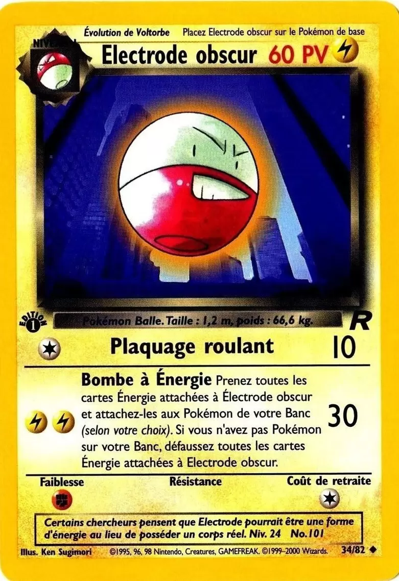 Team Rocket - Electrode obscur édition 1