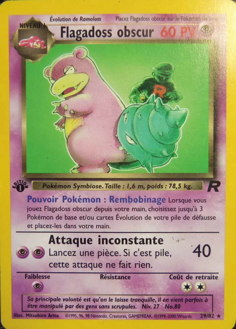 Team Rocket - Flagadoss obscur édition 1