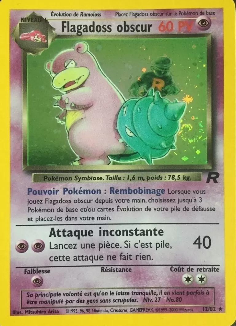 Team Rocket - Flagadoss obscur Holographique
