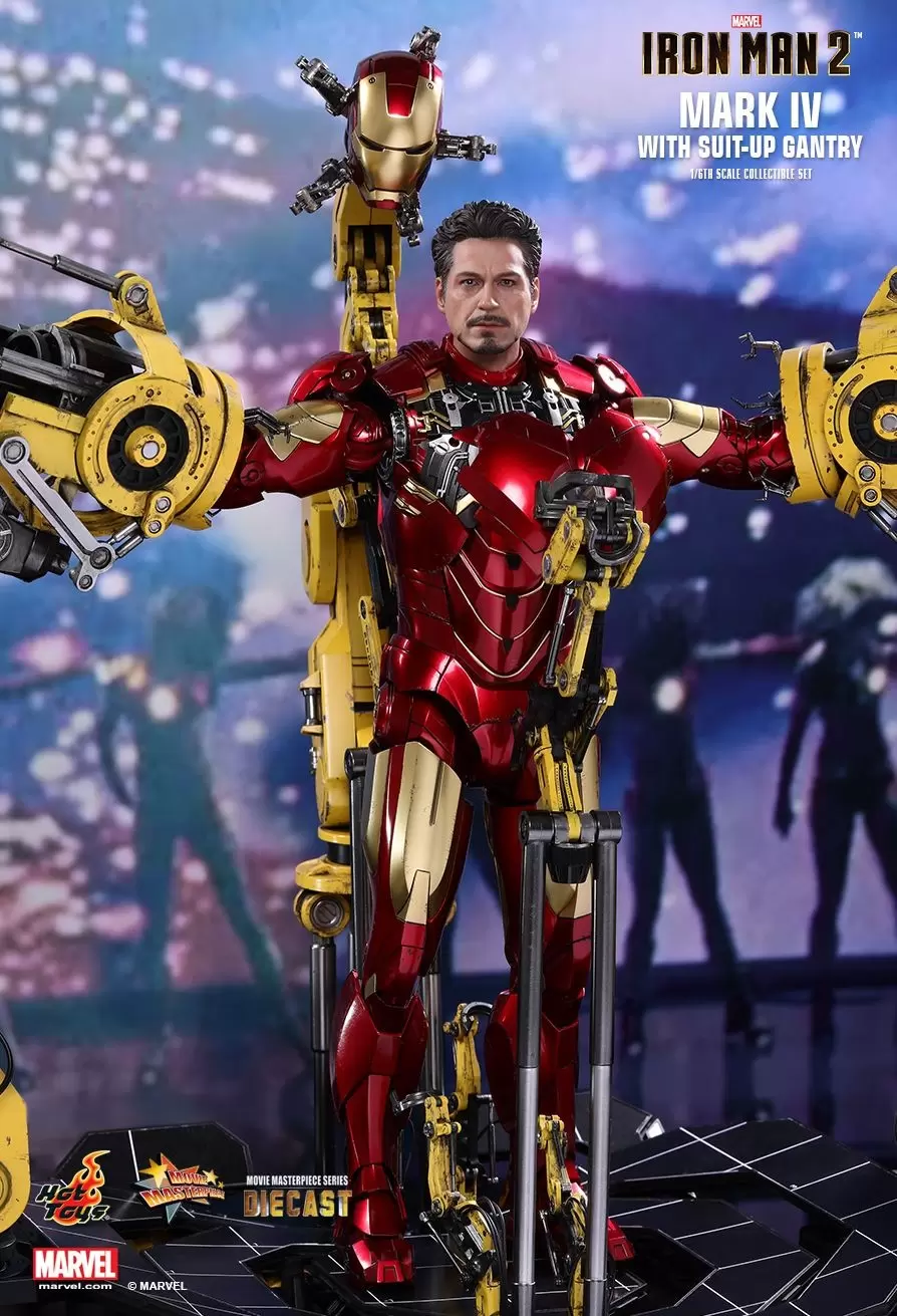 Movie Masterpiece Series - Iron Man 2 - Mark IV with Suit-Up Gantry