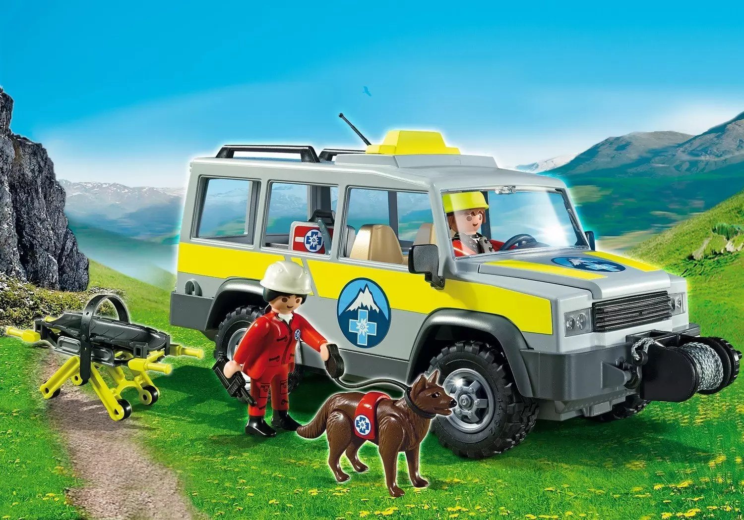 Playmobil Mountain - Mountain Rescue Truck