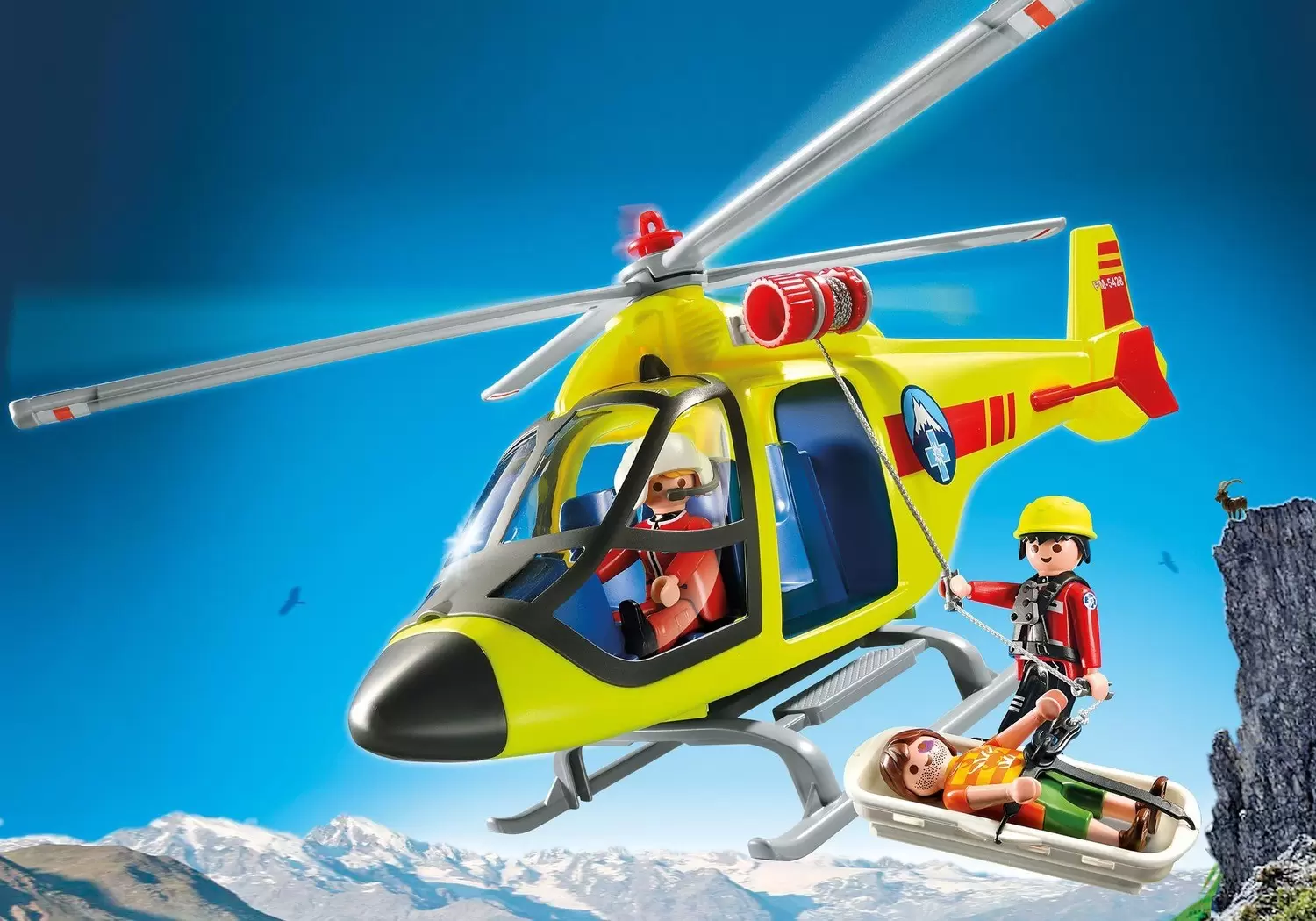 Playmobil Mountain - Mountain Rescue Helicopter