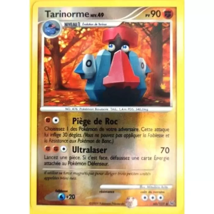 Pokémon Série Platine - Tarinorme Reverse