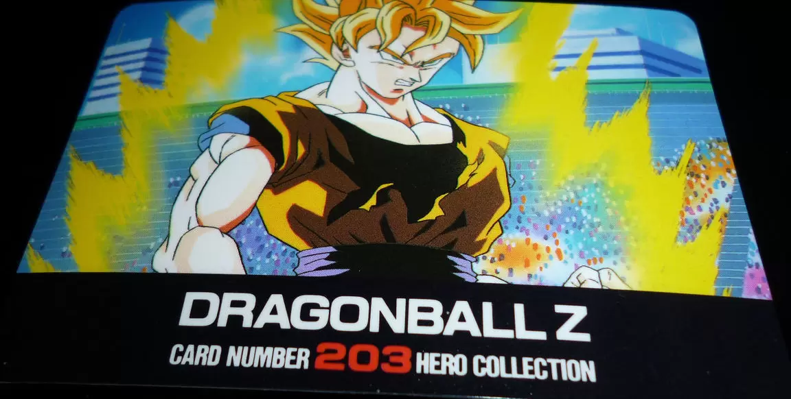 Dragon Ball Z Hero Collection Series Part 2 - Card number 203