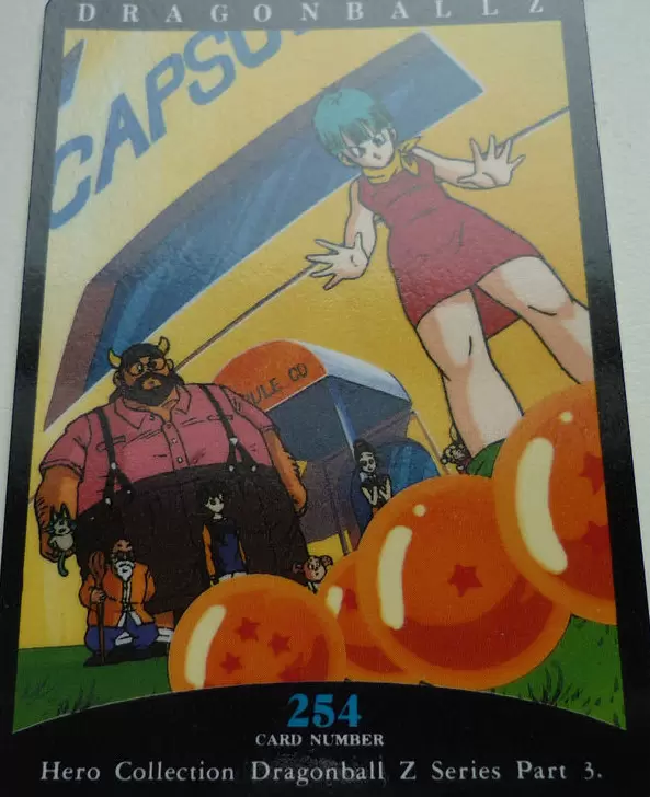 Dragon Ball Z Hero Collection Series Part 3 - Card number 254