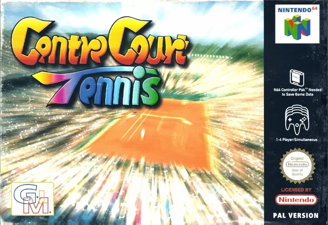 Nintendo 64 Games - Centre Court Tennis