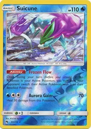 Tonnerre Perdu - Suicune Reverse