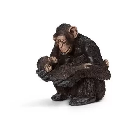 Wild Life - Chimpanzé femelle et son bébé