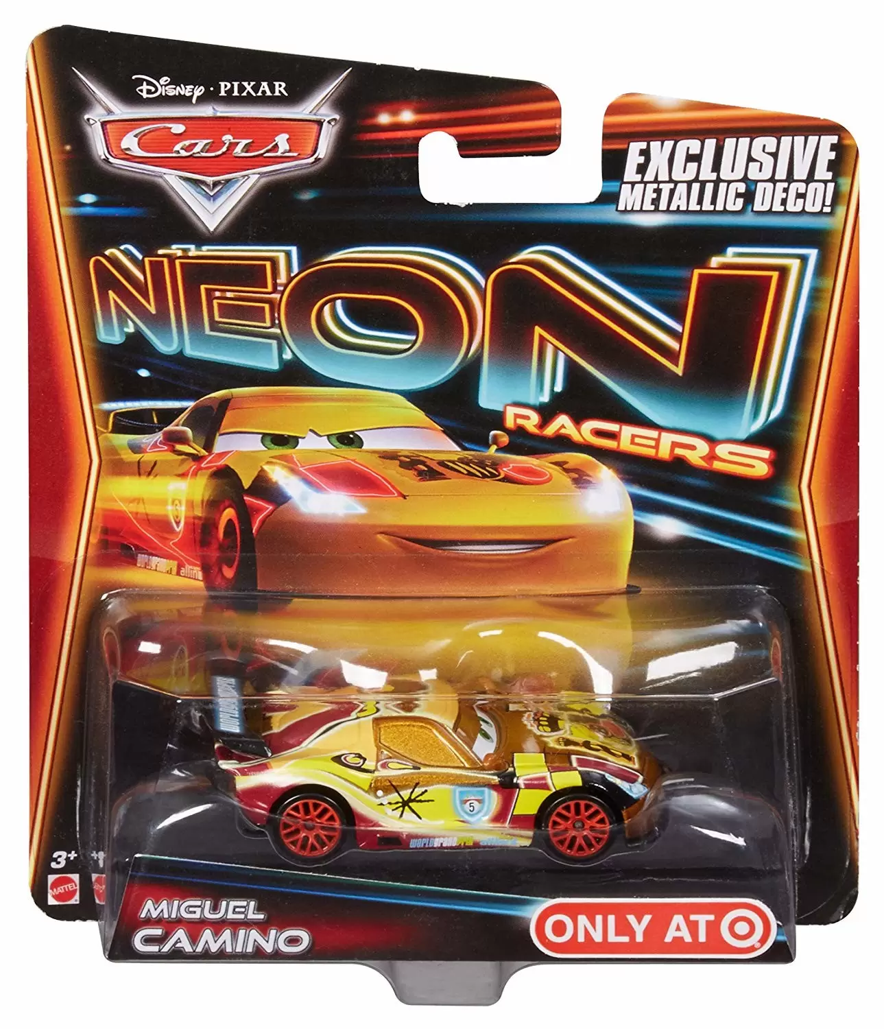 Cars Neon Racers - Miguel Camino Metallic Deco