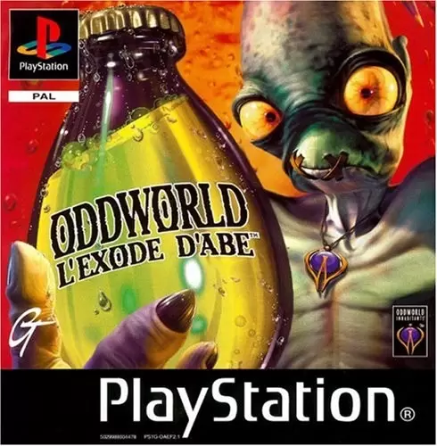 Playstation games - Oddworld L\'exode d\'Abe