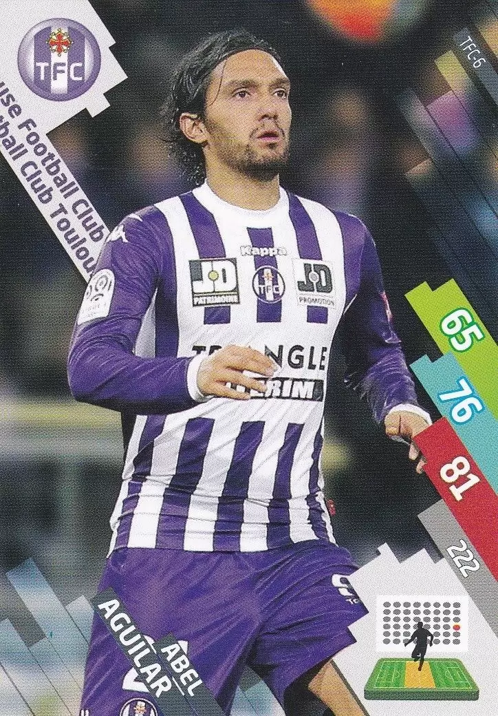 Adrenalyn XL Foot 2014-2015 (France) - Abel Aguilar - Toulouse FC