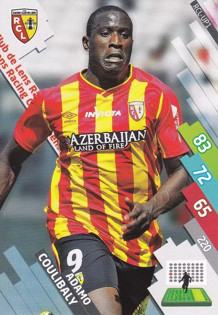 Adrenalyn XL Foot 2014-2015 (France) - Adamo Coulibaly - Racing Club de Lens
