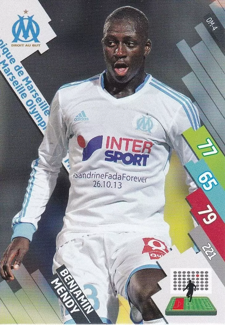 Adrenalyn XL Foot 2014-2015 (France) - Benjamin Mendy - Olympique de Marseille