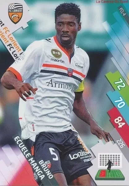 Adrenalyn XL Foot 2014-2015 (France) - Bruno Ecuele Manga - FC Lorient