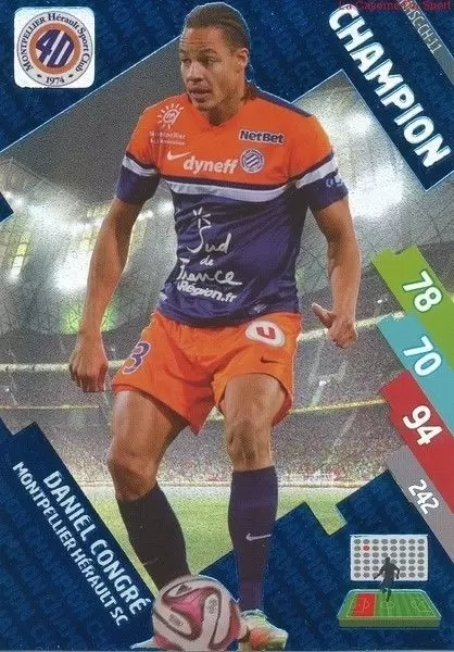 Adrenalyn XL Foot 2014-2015 (France) - Daniel Congré - Montpellier HSC