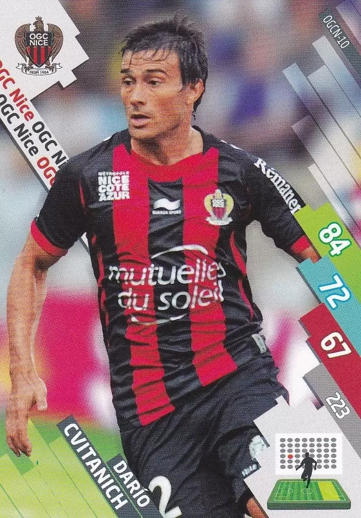 Adrenalyn XL Foot 2014-2015 (France) - Darío Cvitanich - OGC Nice