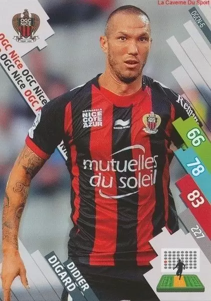 Adrenalyn XL Foot 2014-2015 (France) - Didier Digard - OGC Nice
