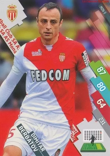 Adrenalyn XL Foot 2014-2015 (France) - Dimitar Berbatov - AS Monaco FC
