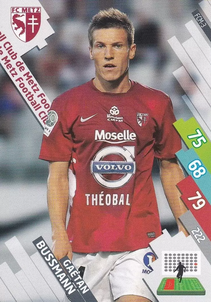 Adrenalyn XL Foot 2014-2015 (France) - Gaëtan Bussmann - FC de Metz