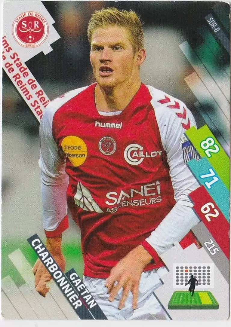 Adrenalyn XL Foot 2014-2015 (France) - Gaëtan Charbonnier - Stade de Reims