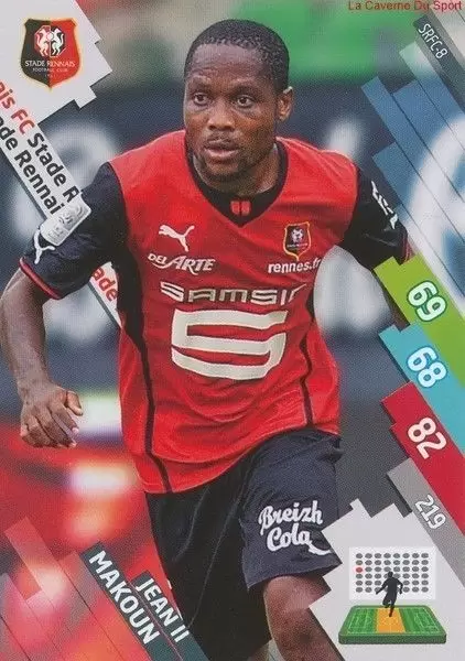 Adrenalyn XL Foot 2014-2015 (France) - Jean II Makoun - Stade Rennais FC