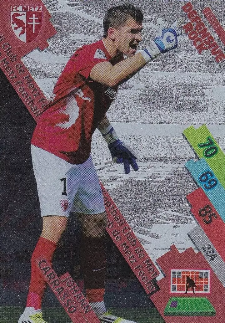Adrenalyn XL Foot 2014-2015 (France) - Johann Carrasso - FC de Metz
