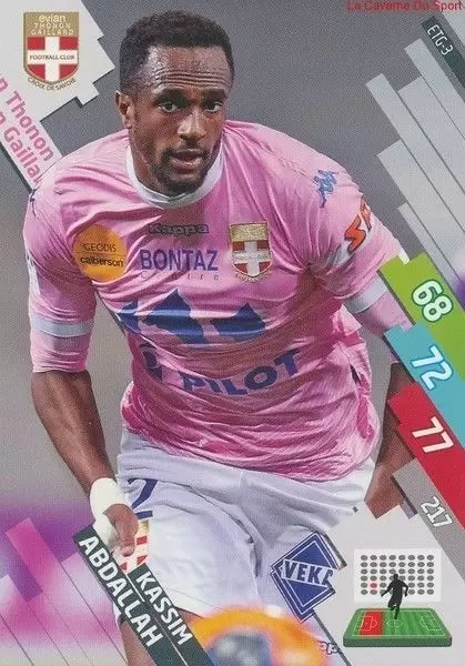 Adrenalyn XL Foot 2014-2015 (France) - Kassim Abdallah - Évian TG FC