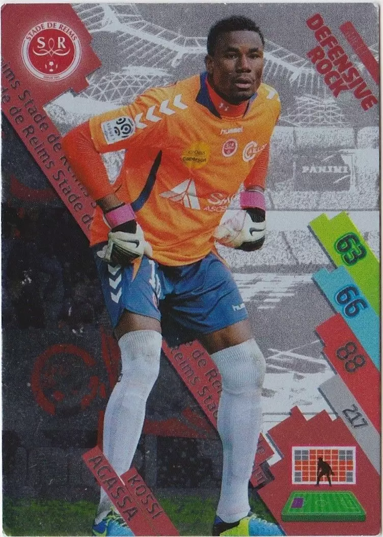Adrenalyn XL Foot 2014-2015 (France) - Kossi Agassa - Stade de Reims