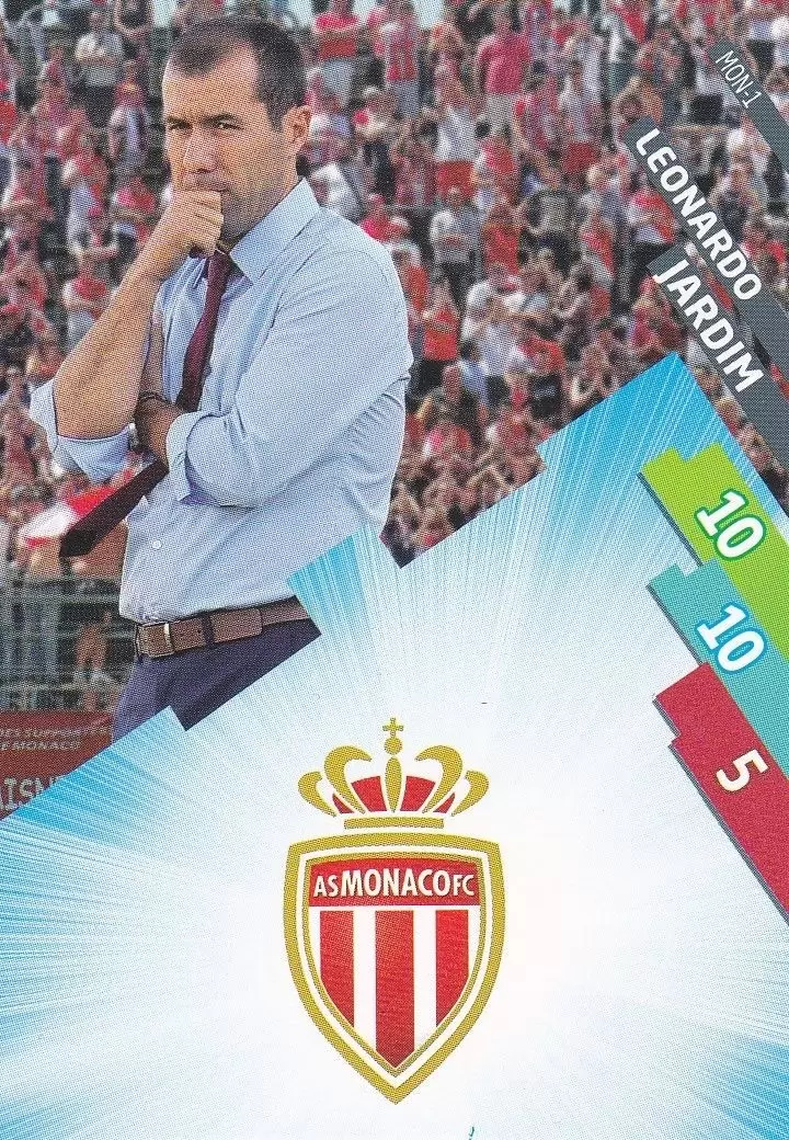 Adrenalyn XL Foot 2014-2015 (France) - Leonardo Jardim/LOGO - AS Monaco FC