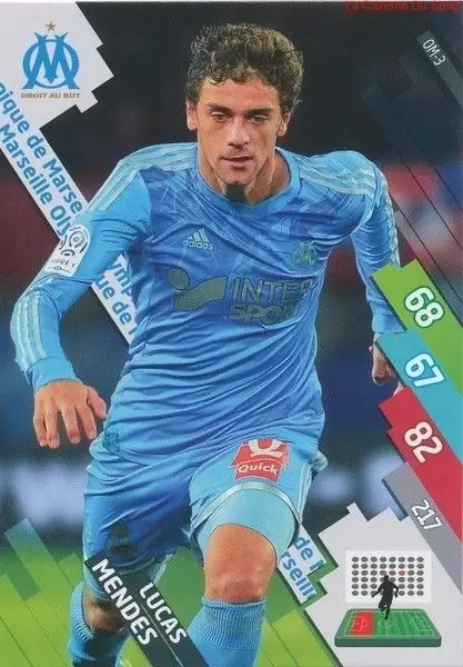 Adrenalyn XL Foot 2014-2015 (France) - Lucas Mendes - Olympique de Marseille