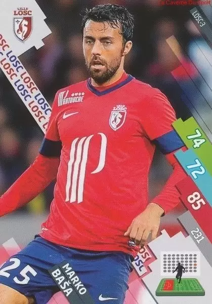 Adrenalyn XL Foot 2014-2015 (France) - Marko Baša - Lille Olympique SC