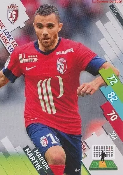 Adrenalyn XL Foot 2014-2015 (France) - Marvin Martin - Lille Olympique SC