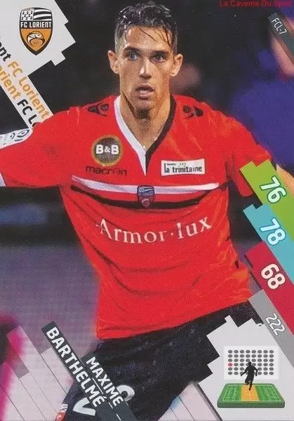 Adrenalyn XL Foot 2014-2015 (France) - Maxime Barthelmé - FC Lorient
