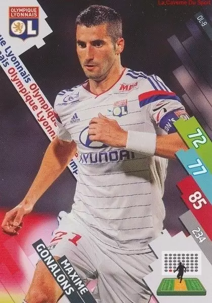 Adrenalyn XL Foot 2014-2015 (France) - Maxime Gonalons - Olympique Lyonnais