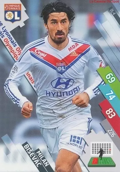 Adrenalyn XL Foot 2014-2015 (France) - Milan Biševac - Olympique Lyonnais