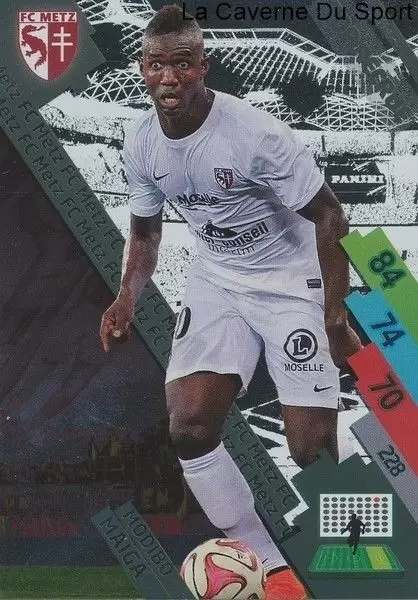 Adrenalyn XL Foot 2014-2015 (France) - Modibo Maïga - FC de Metz