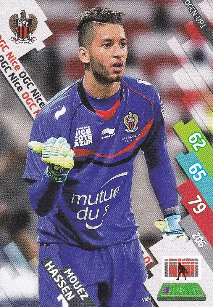 Adrenalyn XL Foot 2014-2015 (France) - Mouez Hassen - OGC Nice