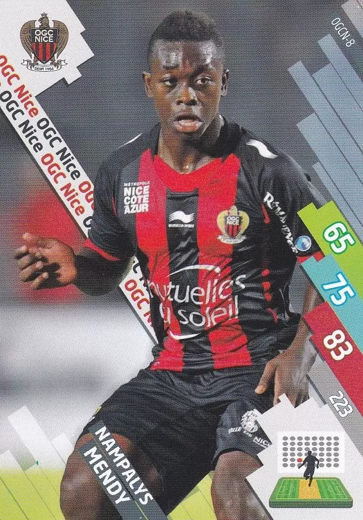 Adrenalyn XL Foot 2014-2015 (France) - Nampalys Mendy - OGC Nice