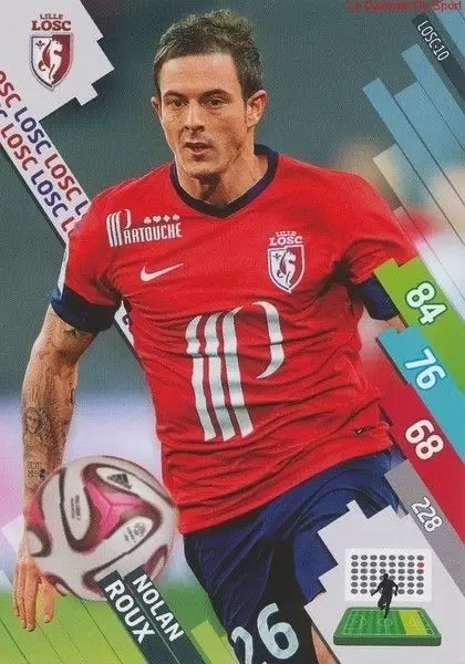 Adrenalyn XL Foot 2014-2015 (France) - Nolan Roux - Lille Olympique SC