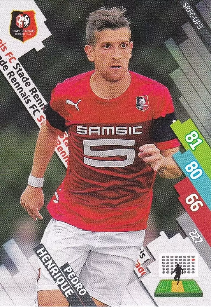 Adrenalyn XL Foot 2014-2015 (France) - Pedro Henrique - Stade Rennais FC