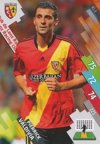 Adrenalyn XL Foot 2014-2015 (France) - Pierrick Valdivia - Racing Club de Lens